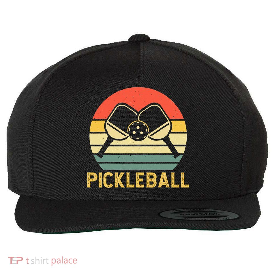 Pickleballer Pickle Baller Pickleball Player Wool Snapback Cap