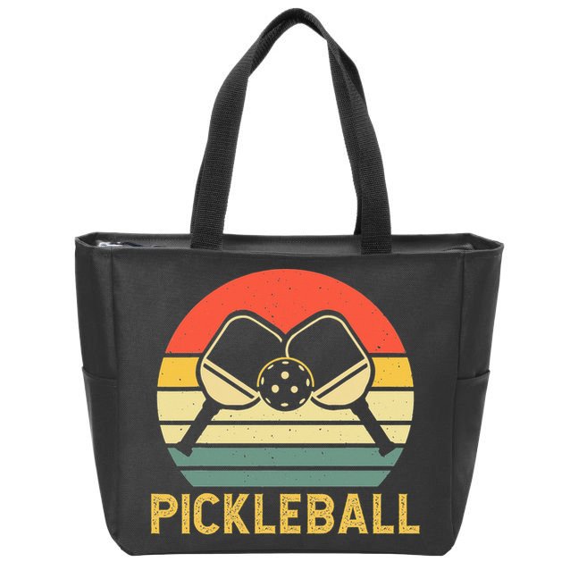 Pickleballer Pickle Baller Pickleball Player Zip Tote Bag