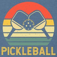 Pickleballer Pickle Baller Pickleball Player Garment-Dyed Sweatshirt