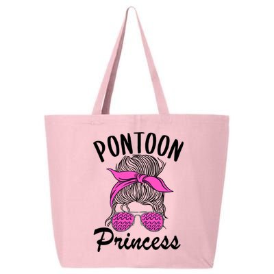 Pontoon Princess Boating Mom Lake Life Funny Pontooning Meaningful Gift 25L Jumbo Tote