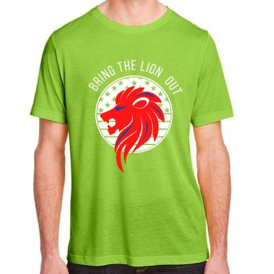 Patriot Party Bring The Lion Out American Conservative Maga Gift Adult ChromaSoft Performance T-Shirt