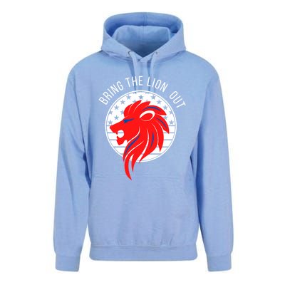 Patriot Party Bring The Lion Out American Conservative Maga Gift Unisex Surf Hoodie