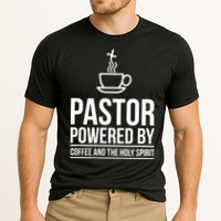 Pastor Powered By Coffe And The Holy Spirit Cooling Performance Crew T-Shirt