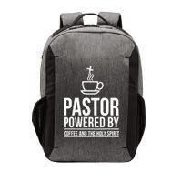 Pastor Powered By Coffe And The Holy Spirit Vector Backpack
