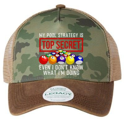 Pool Player Billiards Gift Game Play Legacy Tie Dye Trucker Hat