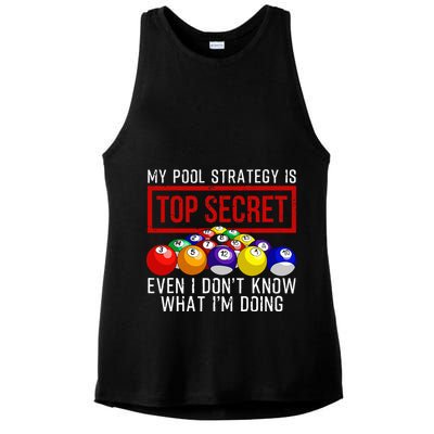 Pool Player Billiards Gift Game Play Ladies PosiCharge Tri-Blend Wicking Tank