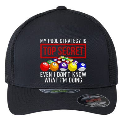 Pool Player Billiards Gift Game Play Flexfit Unipanel Trucker Cap