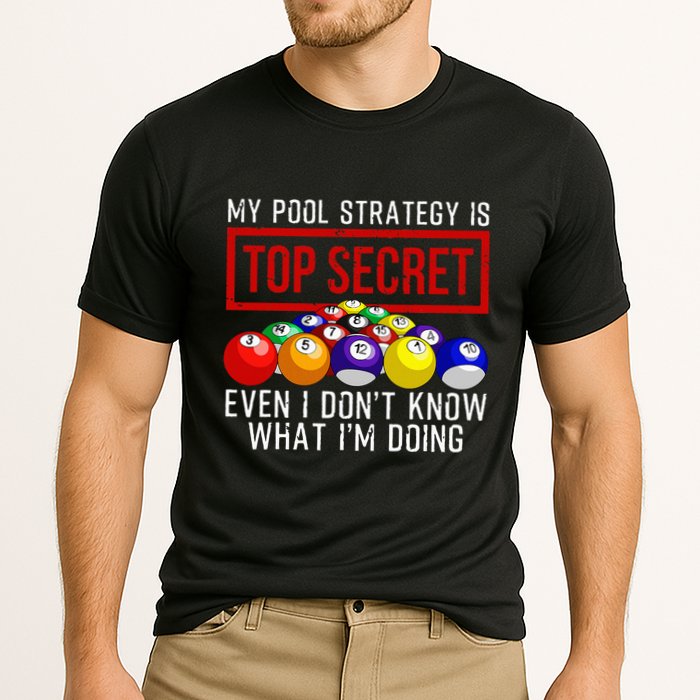 Pool Player Billiards Gift Game Play Cooling Performance Crew T-Shirt
