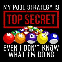 Pool Player Billiards Gift Game Play Flat Bill Trucker Hat