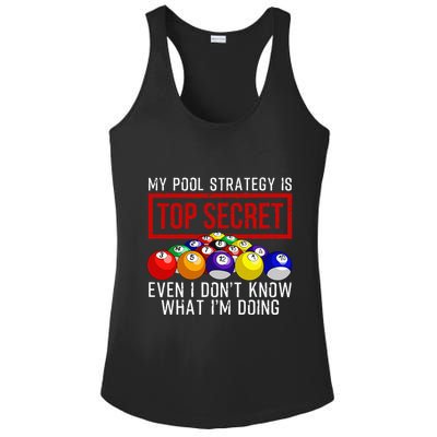 Pool Player Billiards Gift Game Play Ladies PosiCharge Competitor Racerback Tank