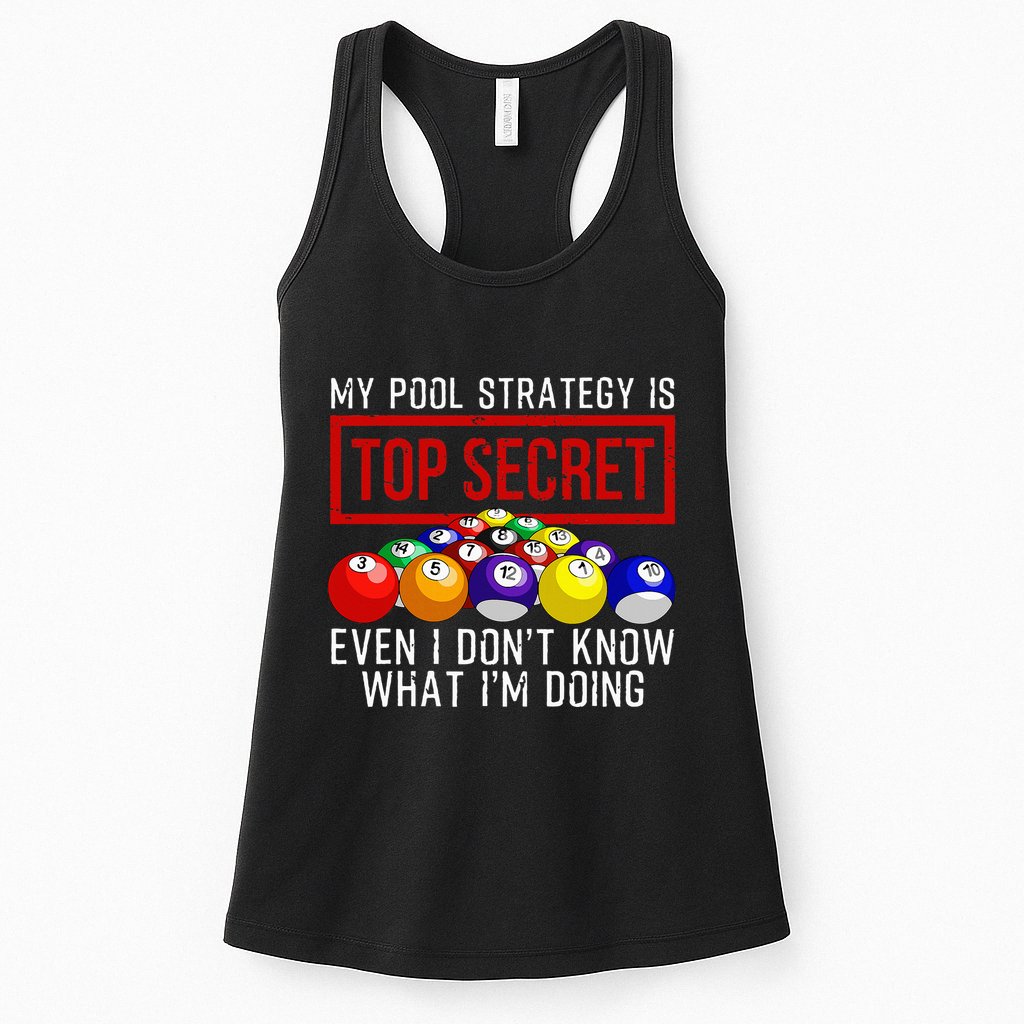 Pool Player Billiards Gift Game Play Womens Tank Top