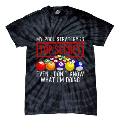 Pool Player Billiards Gift Game Play Tie-Dye T-Shirt