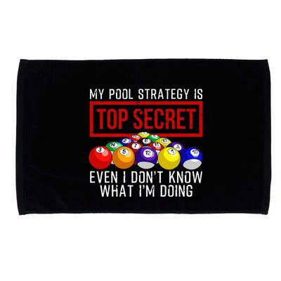 Pool Player Billiards Gift Game Play Microfiber Hand Towel