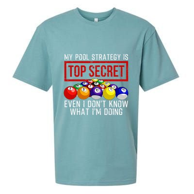 Pool Player Billiards Gift Game Play Sueded Cloud Jersey T-Shirt