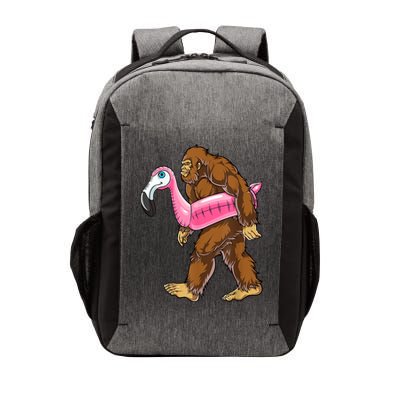 Pool Party Bigfoot Flamingo Men Women Sasquatch Pink Float Vector Backpack
