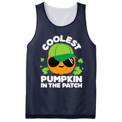 Pumpkin Patch Boy Or Girl Fall Coolest Halloween Mesh Reversible Basketball Jersey Tank