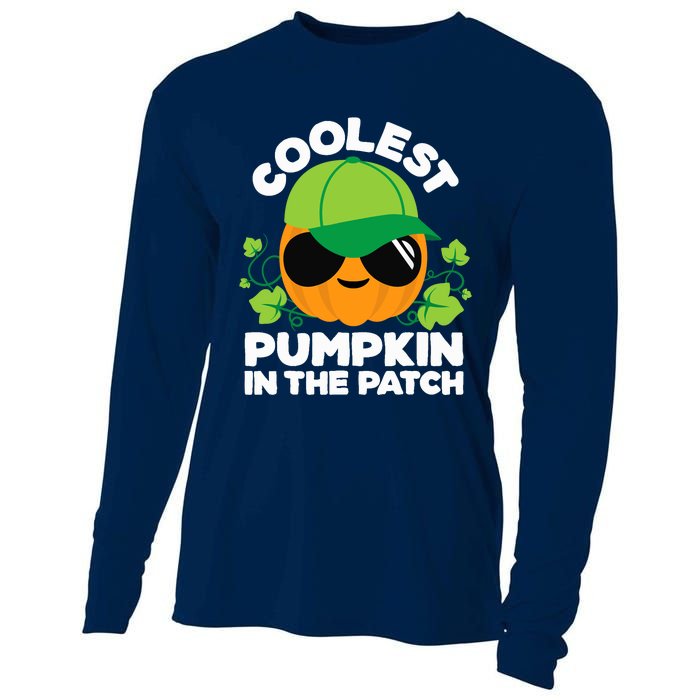 Pumpkin Patch Boy Or Girl Fall Coolest Halloween Cooling Performance Long Sleeve Crew