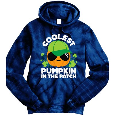 Pumpkin Patch Boy Or Girl Fall Coolest Halloween Tie Dye Hoodie