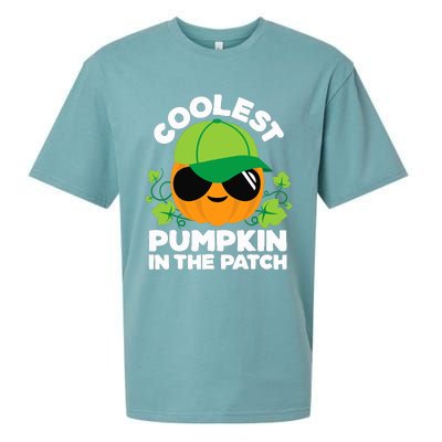 Pumpkin Patch Boy Or Girl Fall Coolest Halloween Sueded Cloud Jersey T-Shirt