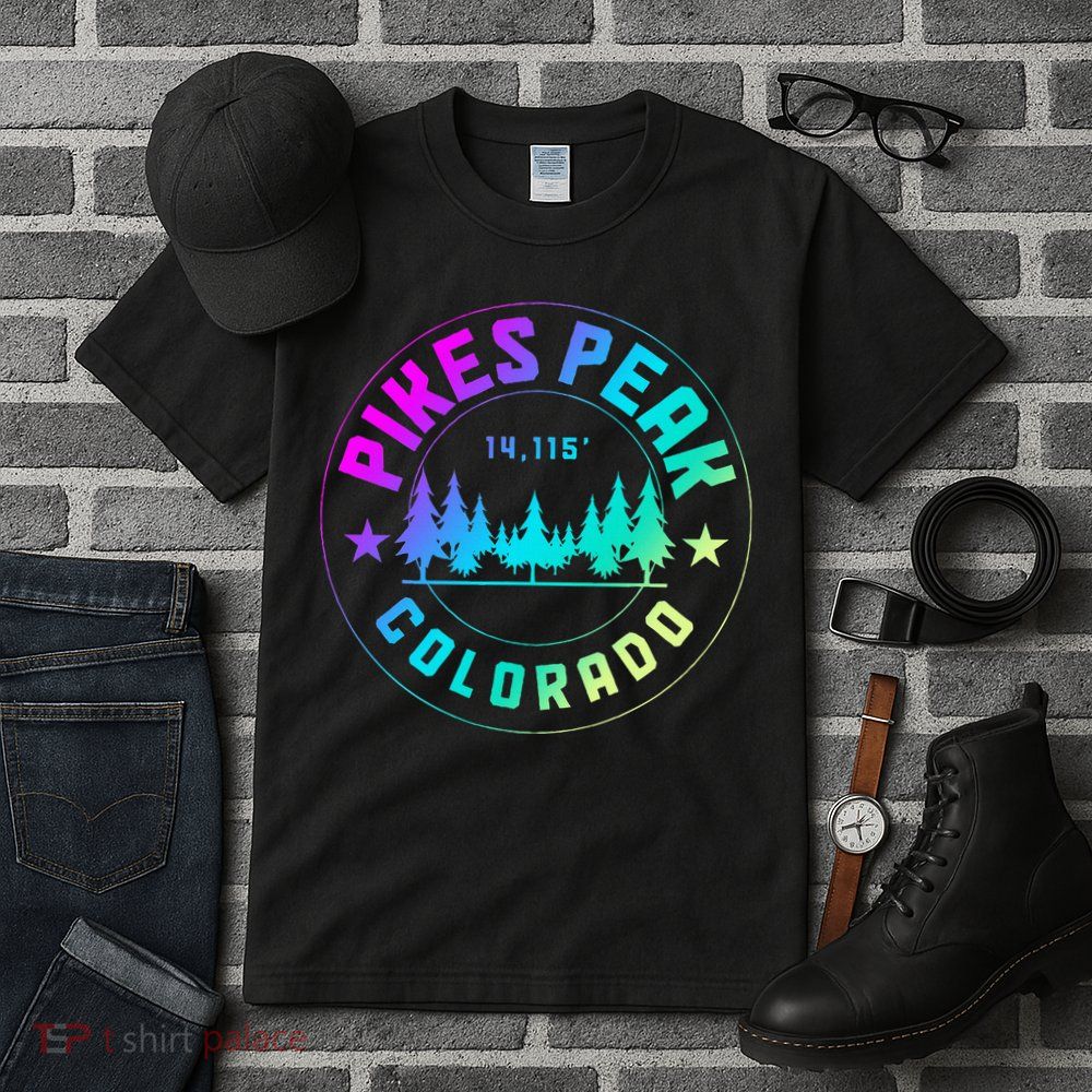 Pikes Peak Colorado Mountain Hiking Tall T-Shirt