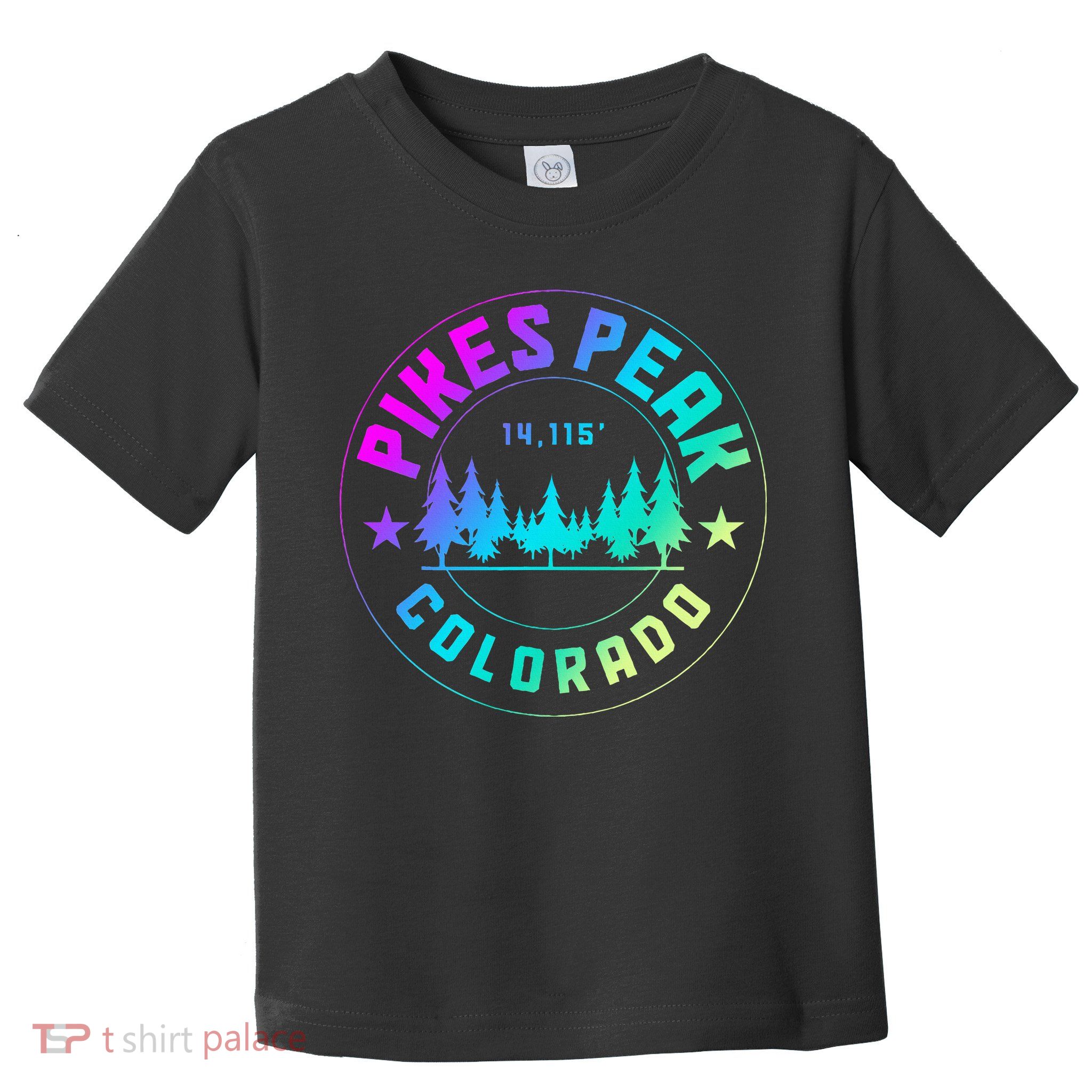 Pikes Peak Colorado Mountain Hiking Toddler T-Shirt