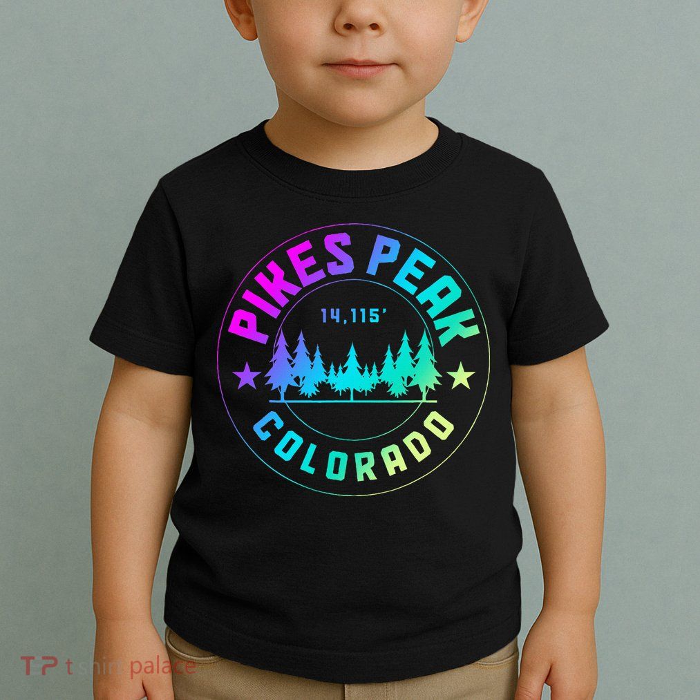 Pikes Peak Colorado Mountain Hiking Toddler T-Shirt