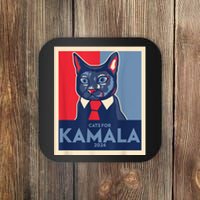 Politically Purrfect Cats For Kamala Harris 2024 President Coaster