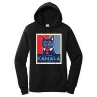 Politically Purrfect Cats For Kamala Harris 2024 President Women's Pullover Hoodie