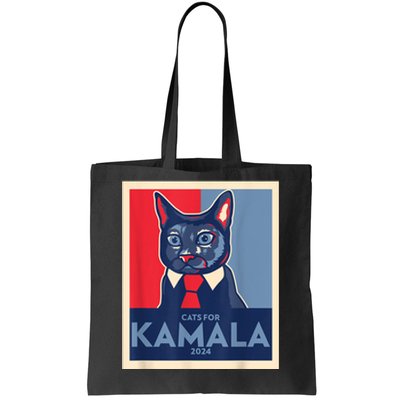 Politically Purrfect Cats For Kamala Harris 2024 President Tote Bag