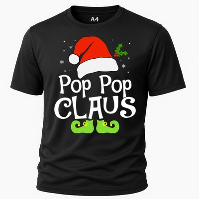 Pop Pop Claus Matching Family Christmas 2022 Costume Santa Cooling Performance Crew T-Shirt