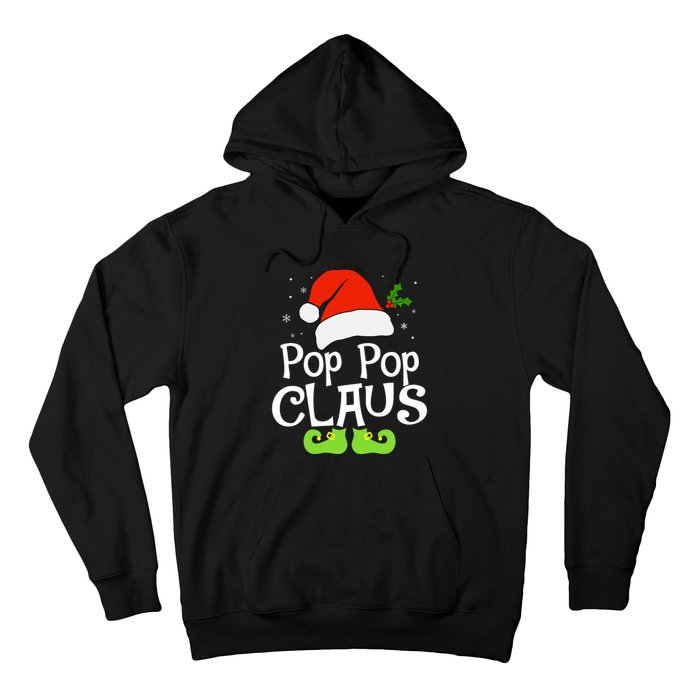 Pop Pop Claus Matching Family Christmas 2022 Costume Santa Hoodie