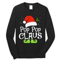 Pop Pop Claus Matching Family Christmas 2022 Costume Santa Long Sleeve Shirt