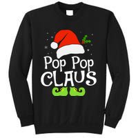 Pop Pop Claus Matching Family Christmas 2022 Costume Santa Sweatshirt