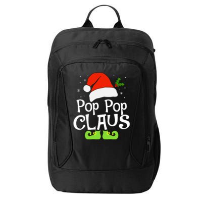 Pop Pop Claus Matching Family Christmas 2022 Costume Santa City Backpack