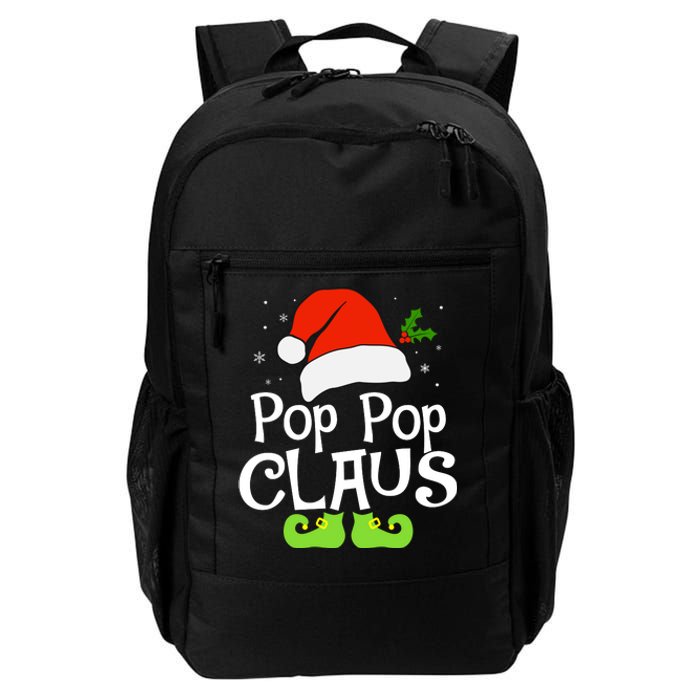 Pop Pop Claus Matching Family Christmas 2022 Costume Santa Daily Commute Backpack