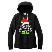 Pop Pop Claus Matching Family Christmas 2022 Costume Santa Women's Fleece Hoodie