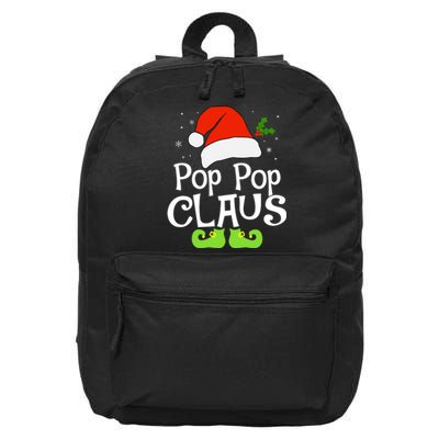 Pop Pop Claus Matching Family Christmas 2022 Costume Santa 16 in Basic Backpack