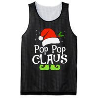 Pop Pop Claus Matching Family Christmas 2022 Costume Santa Mesh Reversible Basketball Jersey Tank