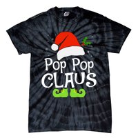 Pop Pop Claus Matching Family Christmas 2022 Costume Santa Tie-Dye T-Shirt