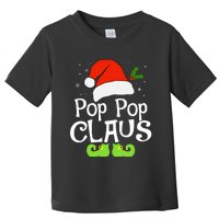 Pop Pop Claus Matching Family Christmas 2022 Costume Santa Toddler T-Shirt