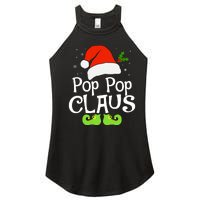 Pop Pop Claus Matching Family Christmas 2022 Costume Santa Women's Perfect Tri Rocker Tank