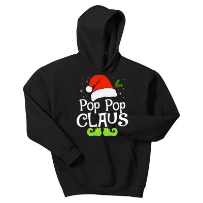 Pop Pop Claus Matching Family Christmas 2022 Costume Santa Kids Hoodie