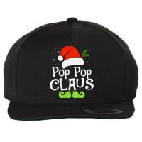 Pop Pop Claus Matching Family Christmas 2022 Costume Santa Wool Snapback Cap