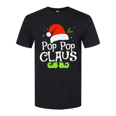 Pop Pop Claus Matching Family Christmas 2022 Costume Santa Softstyle CVC T-Shirt