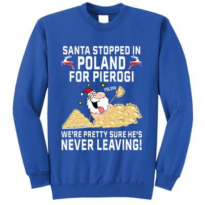 Pierogi Polish Christmas Santa Claus Poland Sweatshirt