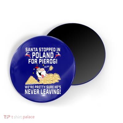 Pierogi Polish Christmas Santa Claus Poland Magnet