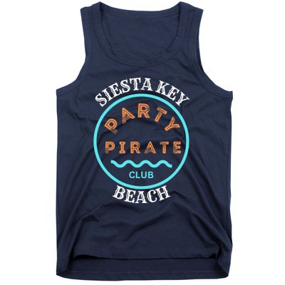 Party Pirate Club Siesta Key Beach Tank Top