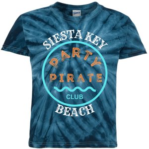 Party Pirate Club Siesta Key Beach Kids Tie-Dye T-Shirt