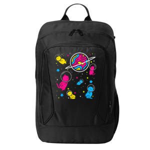 Pan Pride Cat In Space Pansexual City Backpack