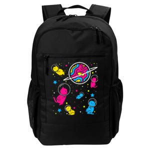 Pan Pride Cat In Space Pansexual Daily Commute Backpack